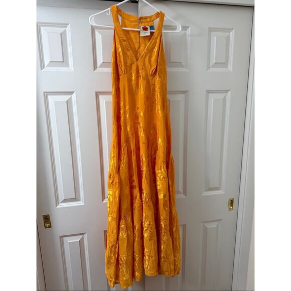 FARM RIO by Antropologie  V-Neck Tiered Maxi Dress - - Picture 4 of 10